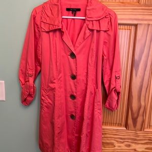 Coral Spring lightweight coat size large